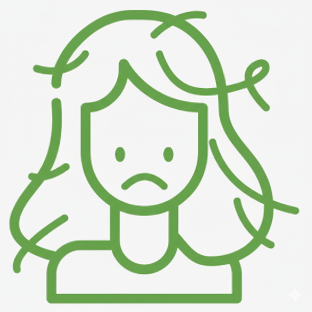 Repairs and restores damaged hair